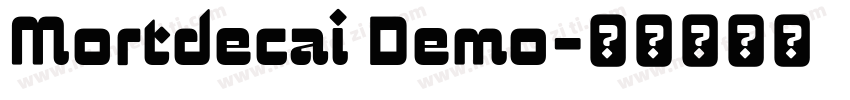 Mortdecai Demo字体转换